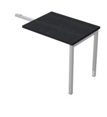 Allungo Easy Plus - DX/SX - 80 x 60 x 72,5 cm - nero venato