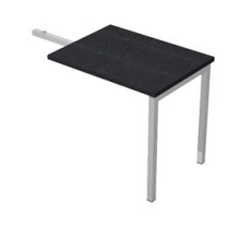 Allungo Easy Plus - DX/SX - 80 x 60 x 72,5 cm - nero venato