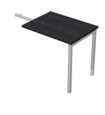 Allungo Easy Plus - DX/SX - 80 x 60 x 72,5 cm - nero venato