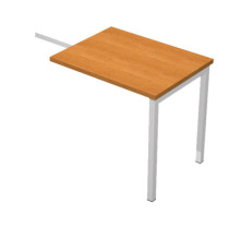 Allungo Easy Plus - DX/SX - 80 x 60 x 72,5 cm - noce chiaro