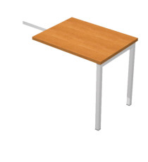 Allungo Easy Plus - DX/SX - 80 x 60 x 72,5 cm - noce chiaro