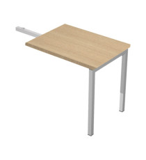 Allungo reversibile dx/sx Easy Plus - 80 x 60 x 72,5 cm - Rovere