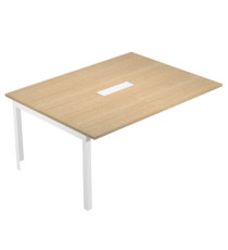 Allungo tavolo riunione Woody - 160 x 120 x 72,5 cm - piano rovere