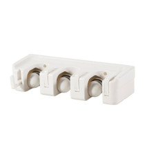 Appendi scope/attrezzi - 9,2x2,7x6,6 cm - 3 posti - Perfetto Appendi scope/attrezzi - 9,2x2,7x6,6 cm - 3 posti - Perfetto