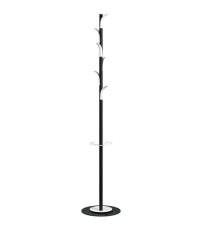 Appendiabiti a 6 posti Palm Springs - 175 x  35 x 35 cm - PPL - nero/bianco - Paperflow Appendiabiti a 6 posti Palm Springs - 175 x  35 x 35 cm - PPL - nero/bianco - Paperflow