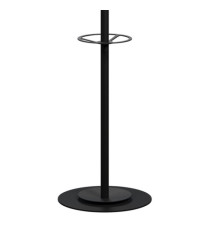 Appendiabiti Easycloth Black Edition - 8 posti - acciaio - nero - Paperflow