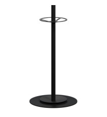 Appendiabiti Easycloth Black Edition - 8 posti - acciaio - nero - Paperflow