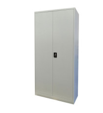 Armadio alto in metallo ad ante battenti - 4 ripiani regolabili - 100x45x200 cm - grigio - Bertesi Armadio alto in metallo ad ante battenti - 4 ripiani regolabili - 100x45x200 cm - grigio - Bertesi
