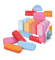 Astuccio silicone Monocromo - 12 x 20 cm - colori assortiti - Pigna