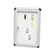 Bacheca murale portachiavi - 30 x 45 cm - 45 posti chiave - Metalplus Bacheca murale portachiavi - 30 x 45 cm - 45 posti chiave - Metalplus