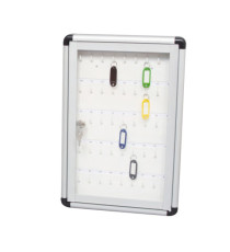 Bacheca murale portachiavi - 30 x 45 cm - 45 posti chiave - Metalplus Bacheca murale portachiavi - 30 x 45 cm - 45 posti chiave - Metalplus
