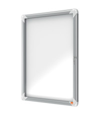 Bacheca per esterni - fondo magnetico bianco - 4 fogli A4 - verticale - Nobo Bacheca per esterni - fondo magnetico bianco - 4 fogli A4 - verticale - Nobo