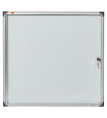 Bacheca per interni ultrapiatta - fondo in metallo magnetico bianco - 6 fogli A4 - orizzontale - Nobo Bacheca per interni ultrapiatta - fondo in metallo magnetico bianco - 6 fogli A4 - orizzontale - Nobo