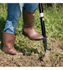 Badile/ vanga a punta - manico 130 cm - Verdemax