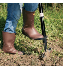 Badile/ vanga a punta - manico 130 cm - Verdemax