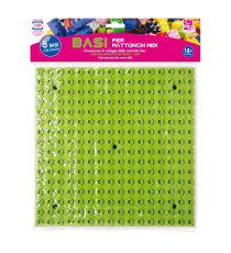 Base costruzioni Midi - in ABS - 25 x 25 cm - colori assortiti - CWR - conf. 5 pezzi