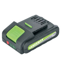 Batteria di ricambio - per attrezzi - 20 V - 2,5 AH - art. 4356 - Verdemax Batteria di ricambio - per attrezzi - 20 V - 2,5 AH - art. 4356 - Verdemax