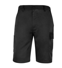 Bermuda da lavoro M1BE2 - taglia L - twill/poliestere/cotone - grigio scuro - Deltaplus Bermuda da lavoro M1BE2 - taglia L - twill/poliestere/cotone - grigio scuro - Deltaplus
