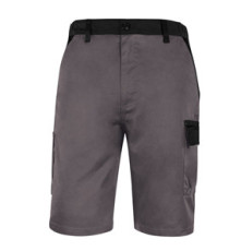 Bermuda da lavoro M1BE2 - taglia XL - twill/poliestere/cotone - grigio - Deltaplus Bermuda da lavoro M1BE2 - taglia XL - twill/poliestere/cotone - grigio - Deltaplus