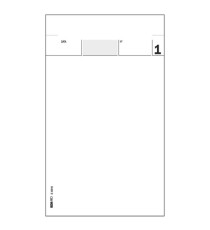 Blocco comande - 25/25/25 fogli autoricalcanti - 17 x 9,9cm - Edipro Blocco comande - 25/25/25 fogli autoricalcanti - 17 x 9,9cm - Edipro