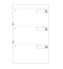 Blocco comande a 3 tagliandi - 25/25 fogli autoricalcanti - 17 x 9,9cm - Edipro