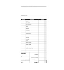 Blocco conti ristoranti/pizzerie/trattorie - 21,5 x 10 cm - 100 copie - DU162100000 - Data Ufficio Blocco conti ristoranti/pizzerie/trattorie - 21,5 x 10 cm - 100 copie - DU162100000 - Data Ufficio