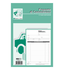 Blocco copia commissioni - 3 copie autoricalcanti - 23 x15 cm - 33 fogli - Edipro Blocco copia commissioni - 3 copie autoricalcanti - 23 x15 cm - 33 fogli - Edipro