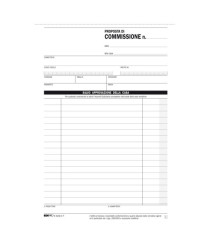 Blocco copia commissioni - 3 copie autoricalcanti - 23 x15 cm - 33 fogli - Edipro Blocco copia commissioni - 3 copie autoricalcanti - 23 x15 cm - 33 fogli - Edipro