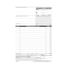 Blocco DDT - 50/50 copie autoric. - 21,5 x 14,8 cm - DU1607CD200 - Data Ufficio Blocco DDT - 50/50 copie autoric. - 21,5 x 14,8 cm - DU1607CD200 - Data Ufficio
