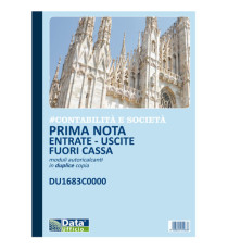 Blocco entrate/uscite extra cassa - 50/2 copie autoricalcante - DU1683C0000 - Data Ufficio