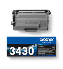 Brother TN3430 nero originale per BROTHER HL-6250,6300,6400,6600,6800,6900,5000 TN-3430 capacità 3.000 pagine
