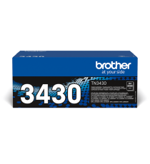 Brother TN3430 nero originale per BROTHER HL-6250,6300,6400,6600,6800,6900,5000 TN-3430 capacità 3.000 pagine