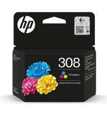 HP 308C colore 7FP20UE 7FP2UE cartuccia originale per Hp Envy 6110,6120,6130,6132,6530,6532 capacità 120 pagine