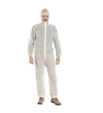 Tuta monouso Coverall 40 - taglia XL - PLP - bianco - Worker Tuta monouso Coverall 40 - taglia XL - PLP - bianco - Worker