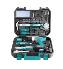 Valigetta - con trapano avvitatore - 127 accessori - Total Valigetta - con trapano avvitatore - 127 accessori - Total