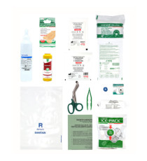 Valigetta di pronto soccorso Medic 1 - 25x19x9 cm - fino a 2 persone - arancio - PVS