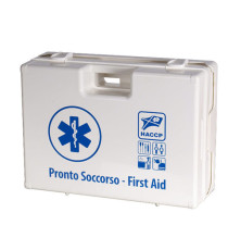 Valigetta di pronto soccorso Multisan - 44,3x33,8x14,7 cm - HACCP - oltre 3 persone - bianco - PVS Valigetta di pronto soccorso Multisan - 44,3x33,8x14,7 cm - HACCP - oltre 3 persone - bianco - PVS