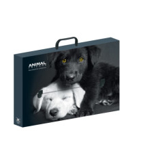 Valigetta polionda Animal Friends - 38 x 53 cm - dorso 5 cm - fantasie assortite - Colorosa