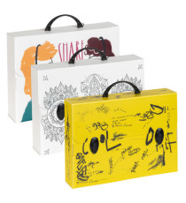 Valigetta polionda Smart - 27 x 37,5 cm - dorso 8 cm - fantasie assortite - Favorit