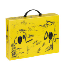 Valigetta polionda Smart - 27 x 37,5 cm - dorso 8 cm - fantasie assortite - Favorit