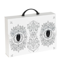 Valigetta polionda Smart - 27 x 37,5 cm - dorso 8 cm - fantasie assortite - Favorit