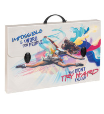 Valigetta polionda Sport - 36,5 x 56,5 cm - dorso 5,5 cm - fantasie assortite - Favorit