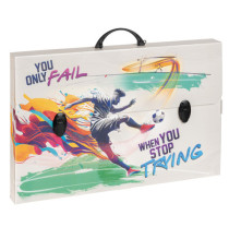 Valigetta polionda Sport - 36,5 x 56,5 cm - dorso 5,5 cm - fantasie assortite - Favorit