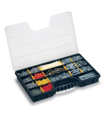 Valigetta portaminuterie ProOrganizer 24 - 51 x 33 x 6 cm - PPL - trasparente/nero - Terry Valigetta portaminuterie ProOrganizer 24 - 51 x 33 x 6 cm - PPL - trasparente/nero - Terry