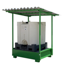 Vasca di raccolta coperta - a tenuta stagna - 1150 L - Carvel Vasca di raccolta coperta - a tenuta stagna - 1150 L - Carvel