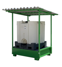 Vasca di raccolta coperta - a tenuta stagna - 1150 L - Carvel Vasca di raccolta coperta - a tenuta stagna - 1150 L - Carvel