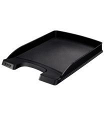 Vaschetta portacorrispondenza Leitz Plus Slim - 25,5 x 36 x 3,7 cm - nero - Leitz Vaschetta portacorrispondenza Leitz Plus Slim - 25,5 x 36 x 3,7 cm - nero - Leitz