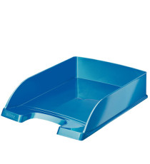 Vaschetta portacorrispondenza WOW - 25,5 x 35,7 x 7 cm - blu metallizzato - Leitz Vaschetta portacorrispondenza WOW - 25,5 x 35,7 x 7 cm - blu metallizzato - Leitz