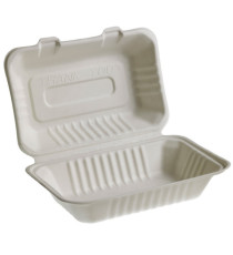 Vaschette Sandwich Take Away Bio - 23 x 15 cm - Leone - conf. 50 pezzi Vaschette Sandwich Take Away Bio - 23 x 15 cm - Leone - conf. 50 pezzi