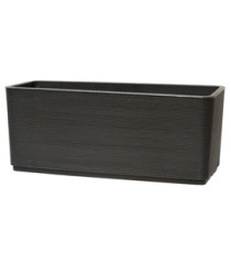 Vaso rettangolare Sinai Dot - 131 L - grigio cenere - TeraPlast Vaso rettangolare Sinai Dot - 131 L - grigio cenere - TeraPlast